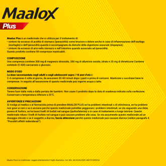 Maalox Plus 50 Compresse Masticabili