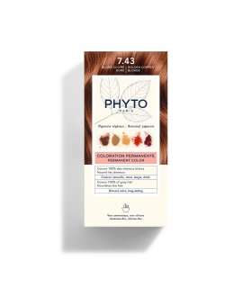 Phyto Phytocolor Colorazione Permanente Tinta Numero 7.43 - Tinta capelli colore biondo ramato dorato