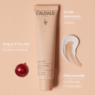 Caudalie Vinocrush Crema Viso Colorata 02 - Crema colorata uniformante - Tonalità 02 - 30 ml