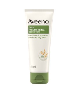 Aveeno Daily Moisturising Crema Idratante Corpo - Crema nutriente per pelli normali e secche - 200 ml