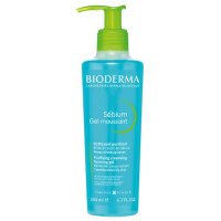 Bioderma Sebium Gel Moussant - Gel detergente purificante per pelle mista e grassa - 200 ml