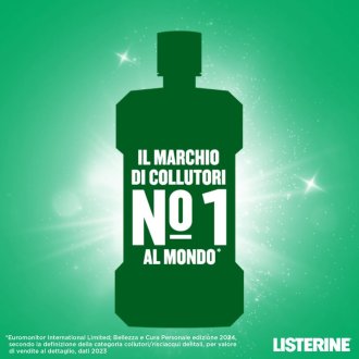 Listerine Difesa Denti e Gengive Collutorio - Ideale per l'igiene orale quotidiana - Gusto Menta fresca - 250 ml