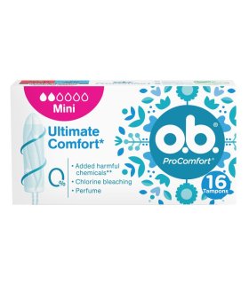 O.B. ProComfort Mini - Assorbenti interni per flusso leggero - 16 assorbenti