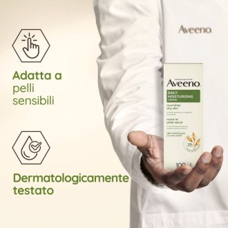 Aveeno Crema Corpo Idratante Daily Moisturising - Con Avena Colloidale adatta per Pelle Sensibile - 100 ml