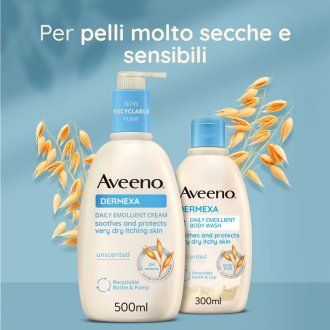 Aveeno Dermexa Crema Emolliente Quotidiana - Ideale per pelle secca a tendenza atopica - 200 ml