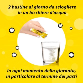 Citrosodina Bustine - Granulato effervescente con effetto digestivo antiacido - 20 Bustine