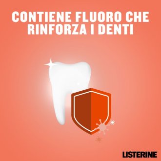 Listerine Smart Rinse Collutorio Bambini - Senza alcol formulato per bambini dai 6 anni - Gusto frutti rossi - 500 ml