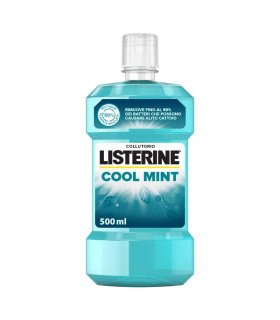 Listerine Coolmint Collutorio - Antiplacca e alito fresco con olii essenziali antibatterici - 500 ml