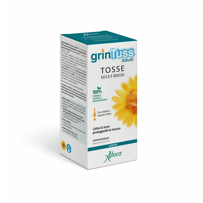 Grintuss Adulti Sciroppo per la Tosse 180g Grintuss Adulti Sciroppo per la Tosse 180g