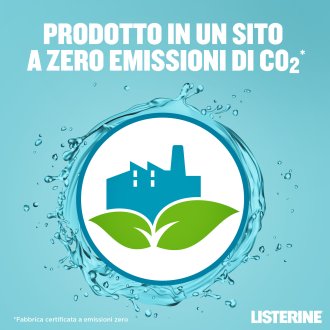 Listerine Coolmint Collutorio Zero Alcol - Antiplacca e alito fresco - Gusto delicato - 500 ml