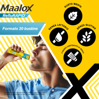 MAALOX RefluRapid 20 Bustine 10ml