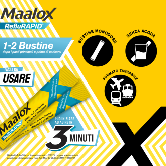 MAALOX RefluRapid 20 Bustine 10ml