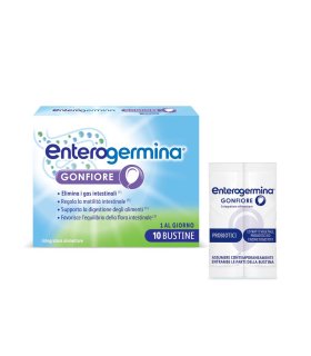 Enterogermina Gonfiore - Integratore alimentare per il meteorismo - 10 bustine Enterogermina Gonfiore - Integratore alimentare per il meteorismo - 10 bustine