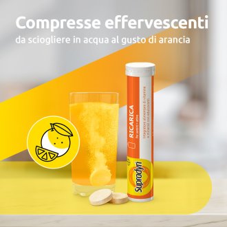 Supradyn Ricarica - Integratore alimentare energetico a base di vitamine e minerali - 30 compresse effervescenti