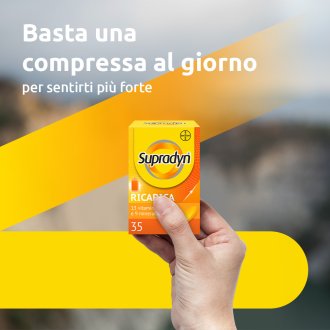 Supradyn Ricarica - Integratore alimentare energetico a base di vitamine e minerali - 35 compresse