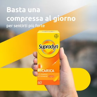 Supradyn Ricarica - Integratore alimentare energetico a base di vitamine e minerali - 60 compresse