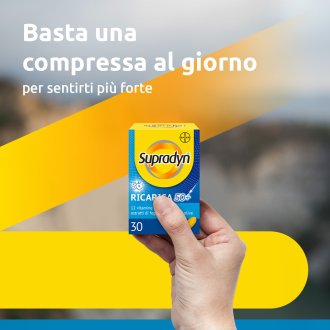 Supradyn Ricarica 50+ - Integratore antiossidante ed energizzante per adulti oltre i 50 anni - 30 compresse