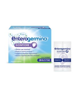 Enterogermina Gonfiore - Integratore alimentare per il meteorismo - 20 bustine Enterogermina Gonfiore - Integratore alimentare per il meteorismo - 20 bustine
