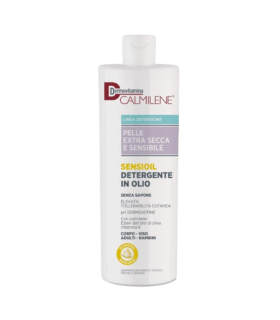 Dermovitamina Calmilene Sensioil Detergente in Olio - Detergente per pelle molto secca a tendenza atopica - 500 ml