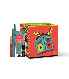 Euphidra Cofanetto di Natale Una Festa Indimenticabile - Viva eye liner + Crema mani + Rossetto mat + Matitone labbra + Matita occhi waterproof 