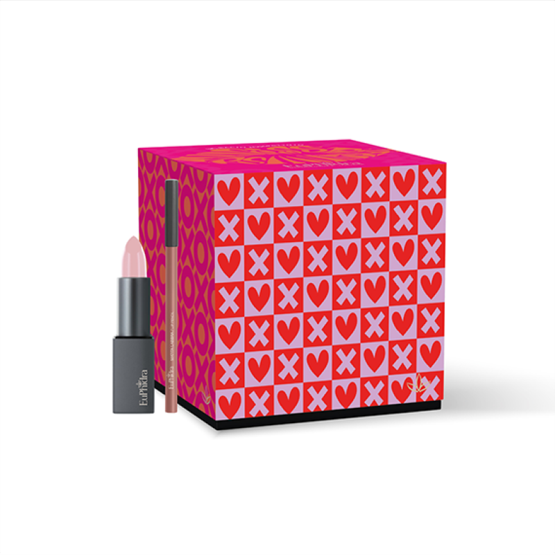 Euphidra Cofanetto di Natale Un Bacio Inaspettato - Lip potion balsamo labbra + Matita labbra LL05 nudo Euphidra Cofanetto di Natale Un Bacio Inaspettato - Lip potion balsamo labbra + Matita labbra LL05 nudo