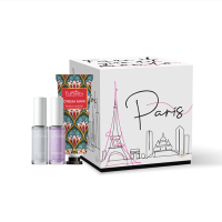 Euphidra Cofanetto di Natale Fare Il Giro Del Mondo - Indurente unghie + Base&Top Coat + Crema mani