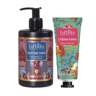 Euphidra Cofanetto di Natale Un Fiore Senza Un Perchè - Crema mani + Sapone mani 