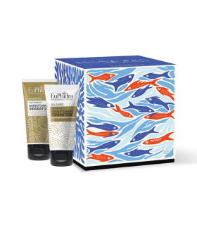 Euphidra Cofanetto di Natale Una Gita Al Mare - Shampoo trattamento ristrutturante + Balsamo trattamento ristrutturante 