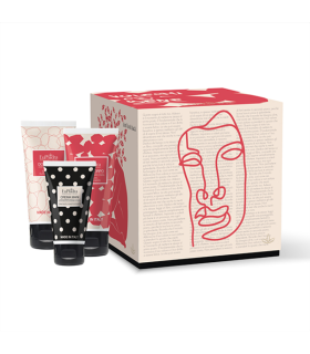 Euphidra Cofanetto di Natale Volermi Più Bene - Doccia gel idratante + Crema corpo idratante + Crema mani idratante 