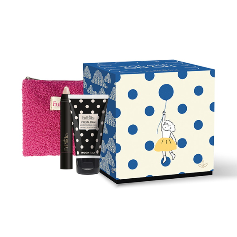 Euphidra Cofanetto di Natale Volare Oh Oh - Crema mani idratante + Lip Balm Stilo + Beauty Pochette Euphidra Cofanetto di Natale Volare Oh Oh - Crema mani idratante + Lip Balm Stilo + Beauty Pochette