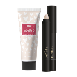 Euphidra Cofanetto di Natale L'altra Meta' della Mela - Maschera idratante viso + Lip Balm Stilo