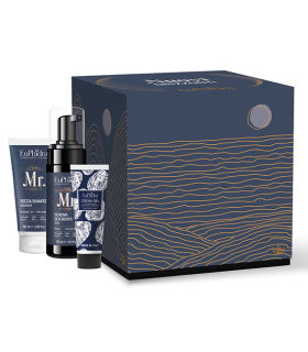 Euphidra Cofanetto di Natale Nuovi Orizzonti  - Mr. Doccia shampoo idratante + Mr. Schiuma detergente viso + Crema gel viso