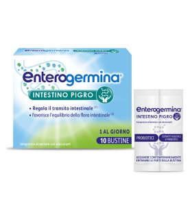Enterogermina Intestino Pigro - Integratore per il benessere dell'intestino - 10 bustine Enterogermina Intestino Pigro - Integratore per il benessere dell'intestino - 10 bustine