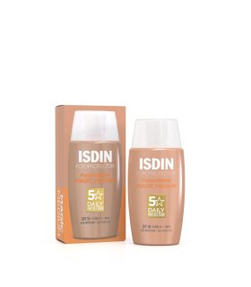 Isdin Fotoprotector Fusion Water Magic Medium SPF50 - Protezione solare viso colorata ultra leggera - 50 ml