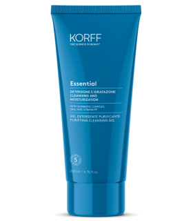 Korff Essential Gel Detergente Purificante - Detergente per pelli miste e grasse - 200 ml
