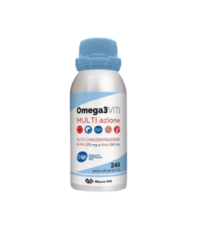 Omega 3 Viti Multi Azione - Integratore alimentare a base di EPA e DHA - 240 perle 