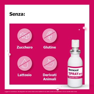 Benexol Spray B12 - Integratore alimentare a base di Vitamina B12 - 15 ml