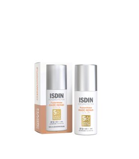 Isdin Fotoprotector Fusion Water Magic Repair Color SPF 50 - Fotoprotezione anti age ultra leggera - 50 ml 