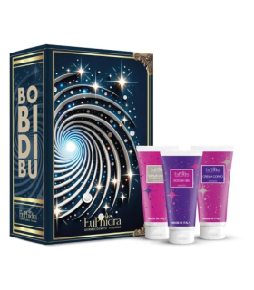 Euphidra Cofanetto di Natale Bobidibu - Scrub corpo esfoliante + Doccia gel idratante + Crema corpo idratante