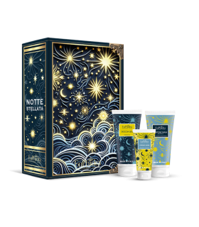 Euphidra Cofanetto di Natale Notte Stellata - Doccia gel idratante + Sapone mani idratante + Crema mani nutriente