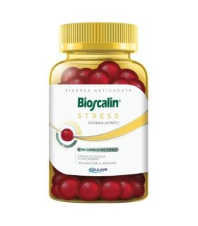 Bioscalin Stress Gummies - Integratore anticaduta per capelli di uomo e donna - 30 caramelle gommose 