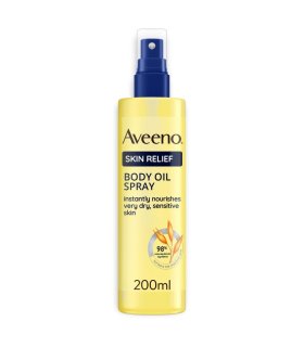 Aveeno Skin Relief Olio Corpo Spray - Spray idratante per pelle secca - 200 ml