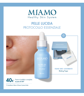 Miamo Cofanetto 2025 Protocollo Pelle Lucida - Miamo Oil Free Gel + Veline siero assorbenti
