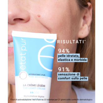 Etat Pur Crema Idratante Leggera - Trattamento viso idratante per pelle da normale a mista - 50 ml