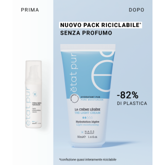 Etat Pur Crema Idratante Leggera - Trattamento viso idratante per pelle da normale a mista - 50 ml