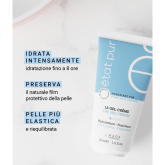 Etat Pur Gel Crema Idratante - Trattamento viso idratante per pelle da mista a grassa - 50 ml