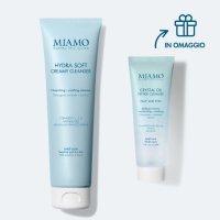 Miamo Doppia Detersione Protocollo Idratante - Hydra soft creamy cleanse + Crystal oil peptide cleanser 