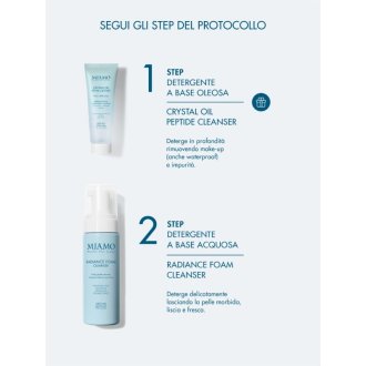 Miamo Doppia Detersione Protocollo Illuminante - Radiance foam cleanser + Crystal oil peptide cleanser