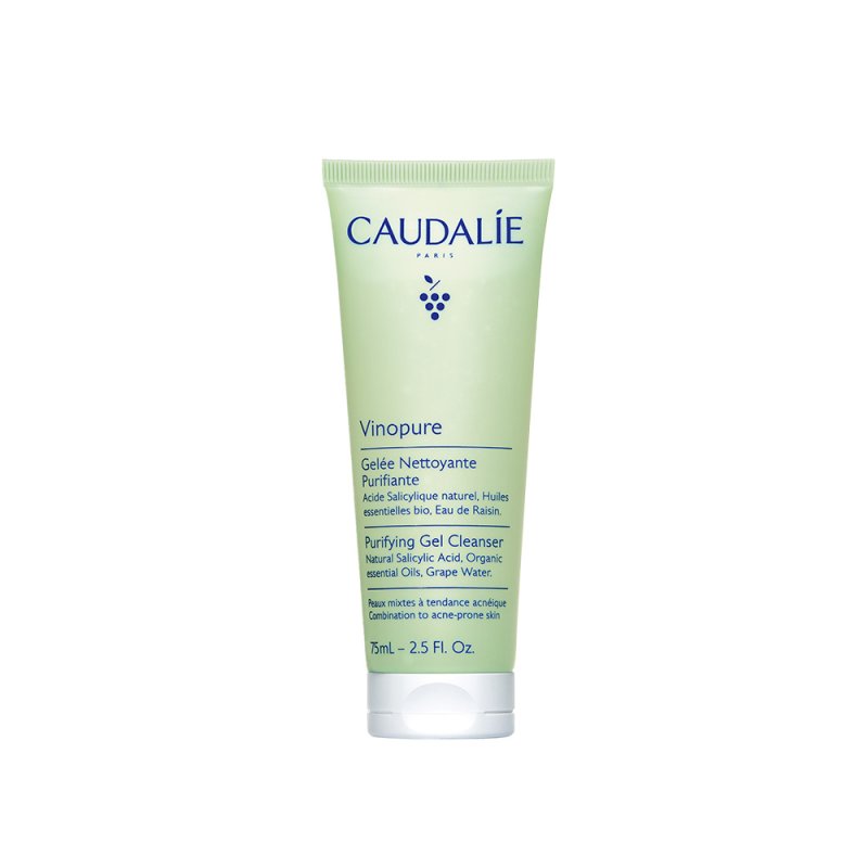 Caudalie Vinopure Gel Detergente Purificante - Gel anti imperfezioni per pelle mista e acneica - 75 ml Caudalie Vinopure Gel Detergente Purificante - Gel anti imperfezioni per pelle mista e acneica - 75 ml