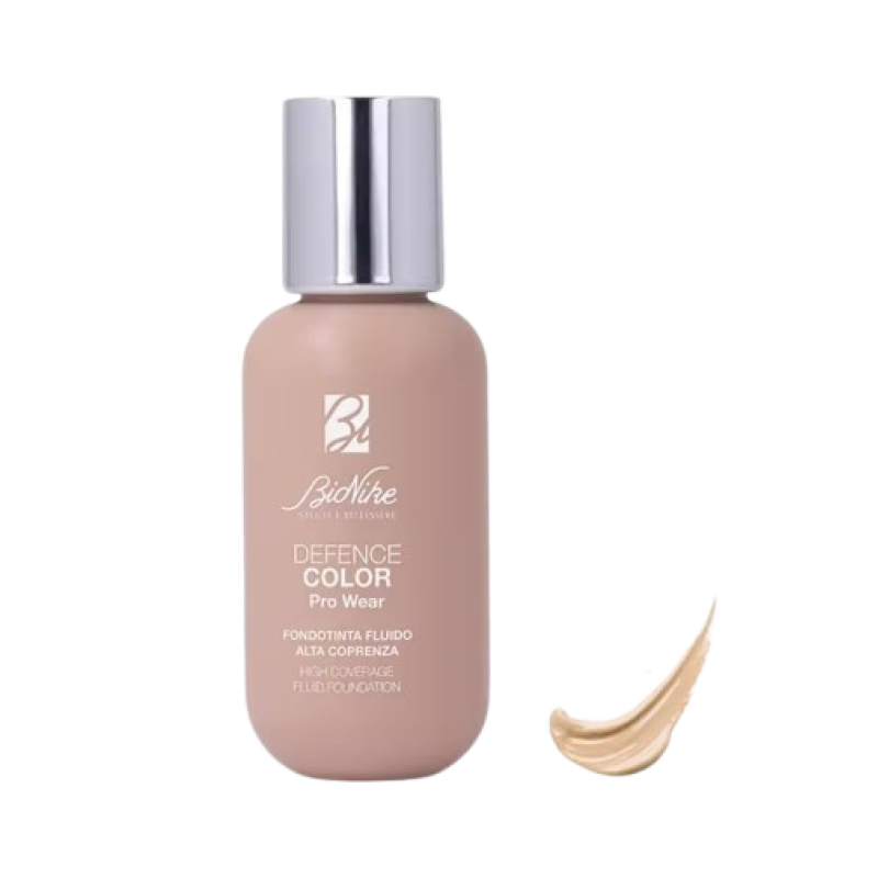 Bionike Defence Color Pro Wear Fondotinta Fluido SPF30 01 - Fondotinta ad alta coprenza per viso e corpo - Tonalità ivoire - 50 ml Bionike Defence Color Pro Wear Fondotinta Fluido SPF30 01 - Fondotinta ad alta coprenza per viso e corpo - Tonalità ivoire - 50 ml